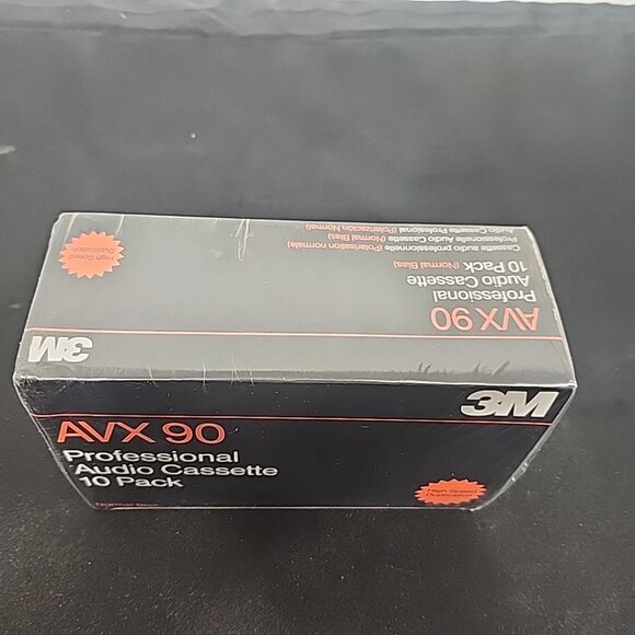 3M AVX 90 Professional Audio Cassette Tapes 10-Pack FACTORY SEALED Normal Bias - Picture 2 of 5